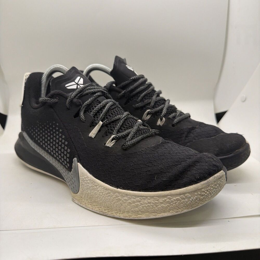 Mens Nike Mamba Fury Black White Smoke Grey Basketball Shoes CK2087-001 Size 7.5